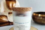 Bougie de Corallie lithothérapie 7 chakras
